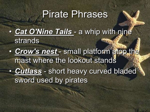 Pirate language | PPTX