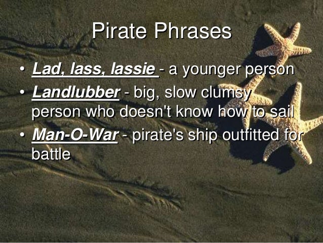 Pirate language