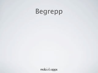 Begrepp
 
