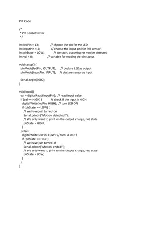 Pir code | PDF image.