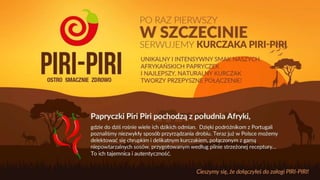 PIRI PIRI - wsparcie PR dla restauracji (Szczecin)