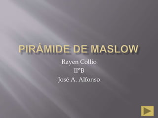 Rayen Collio
II°B
José A. Alfonso
 