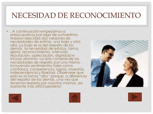Pirámide de maslow e identificación