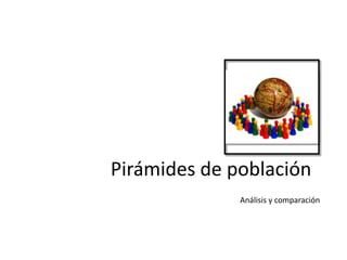 Pirámides de población
              Análisis y comparación
 