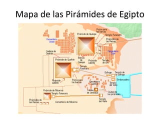Mapa de las Pirámides de Egipto
 
