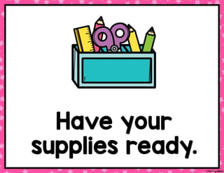 Our Online Class Rules