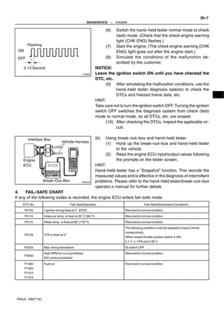 Dtc Isc PRIUS 1 DTC | PDF