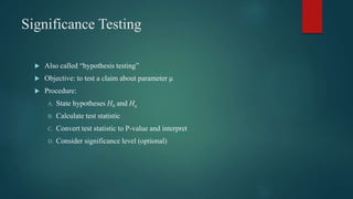 TEST of hypothesis | PPTX