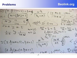 Beolink.org
10
Problems
 