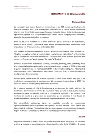 Pisa 2012. informe español