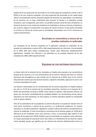 Pisa 2012. informe español