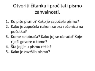 pisanje pisma | PPT