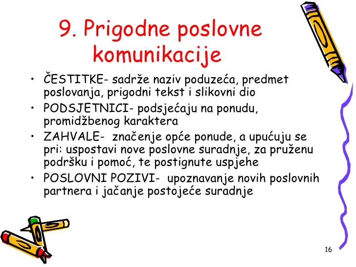 tekst za poslovne čestitke Pisano Poslovno Komuniciranje Ppt tekst za poslovne čestitke
