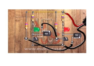 Pisca de led com transistor 2 n3904
