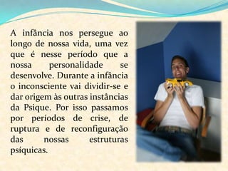 FREUD E A EDUCAÇÃO1912 – Recomendações aos médicos que exercem a Psicanálise1914 – Algumas reflexões sobre a psicologia escolar1925 – Prefácio à juventude desorientada de Aichorn1933 – Explicações, aplicações e orientações  em Novas conferencias introdutórias à Psicanálise1937 – Análise terminável e interminável (psicanalisar, educar, governar)
