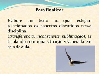 O mal estar na educação As novas subjetividades Sociedade  individualista  - a falta   