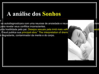 Sigmund Freud  - Biografia Divã de Freud De 1885-86, foi  aluno de Charcot , em Paris. Charcot chamou a atenção da comunidade médica ao adoptar a hipnose como técnica terapêutica. 