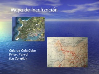 Mapa de localización




Cala de Cela,Cabo
Prior, Ferrol
(La Coruña)
 