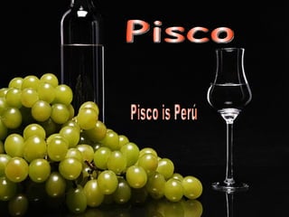 Pisco Pisco is Perú 