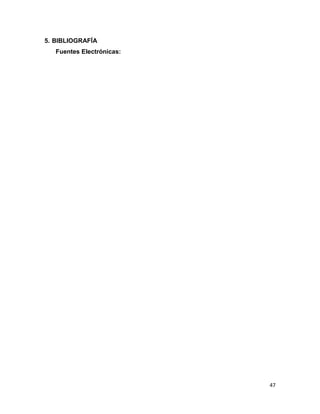 5. BIBLIOGRAFÍA
Fuentes Electrónicas:

47

 