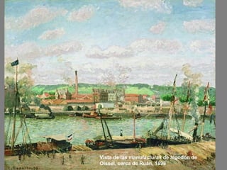Vista de las manufacturas de algodón de
Oissel, cerca de Ruán, 1898
 