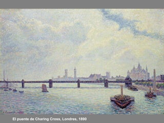 El puente de Charing Cross, Londres, 1890

 