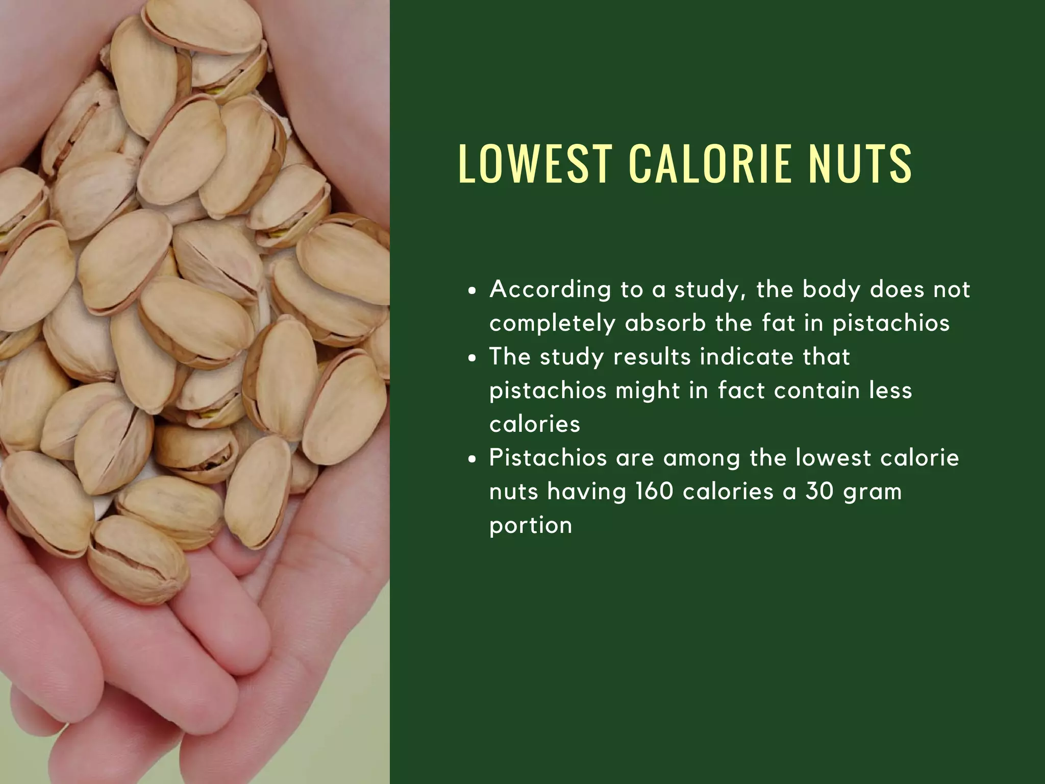 Are Pistachios Fattening? PPT