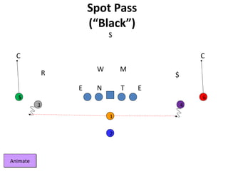 W
T EE
R
N
M
C
S
$
C
1
2
65
43
Spot Pass
(“Black”)
AnimateAnimate
 