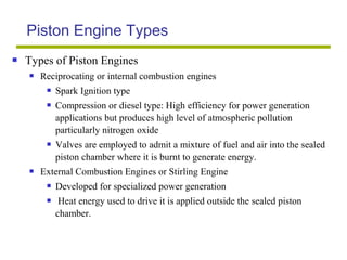 Piston engine based power plants | PPT