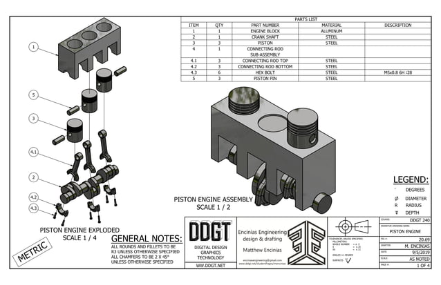 PISTON ENGINE ASSEMBLY DRAWING PDF.pdf