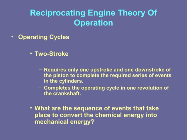 Piston Engine Fundamentals Ppt Physics Science