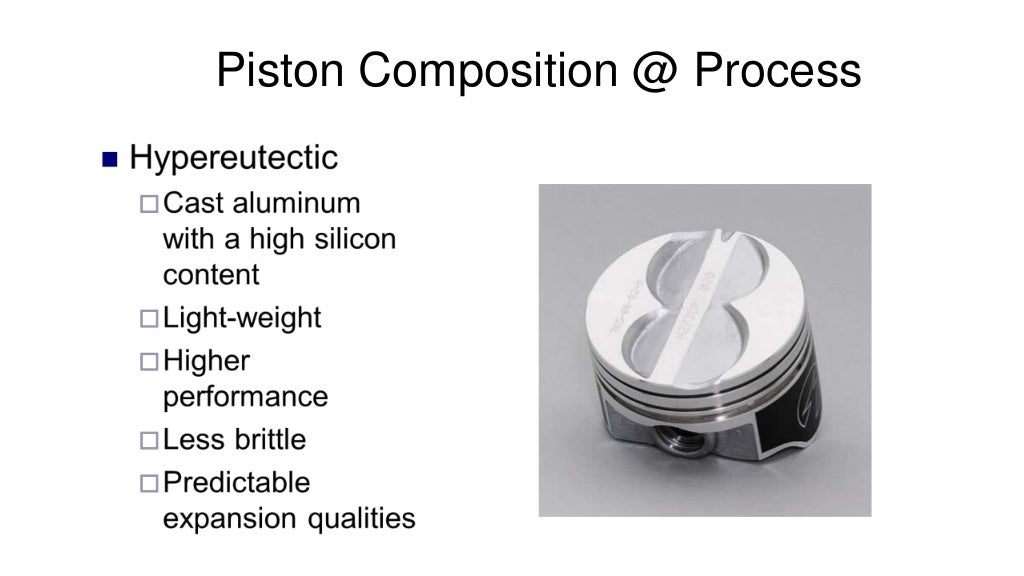 Piston manufacturing process