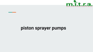 piston sprayer pumps
 