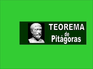 TEOREMA Pitágoras de 
