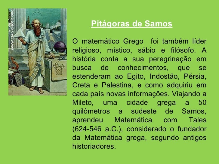 Conhecendo Pitágoras