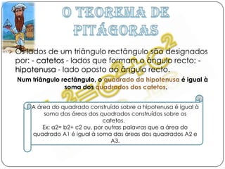 Bibliografia Websites:http://www.seara.ufc.br/cientistas/pitagoras.htmhttp://pt.wikipedia.org/wiki/Pit%C3%A1gorashttp://www.prof2000.pt/users/paulap/pitagoras.html Manual Escolar
