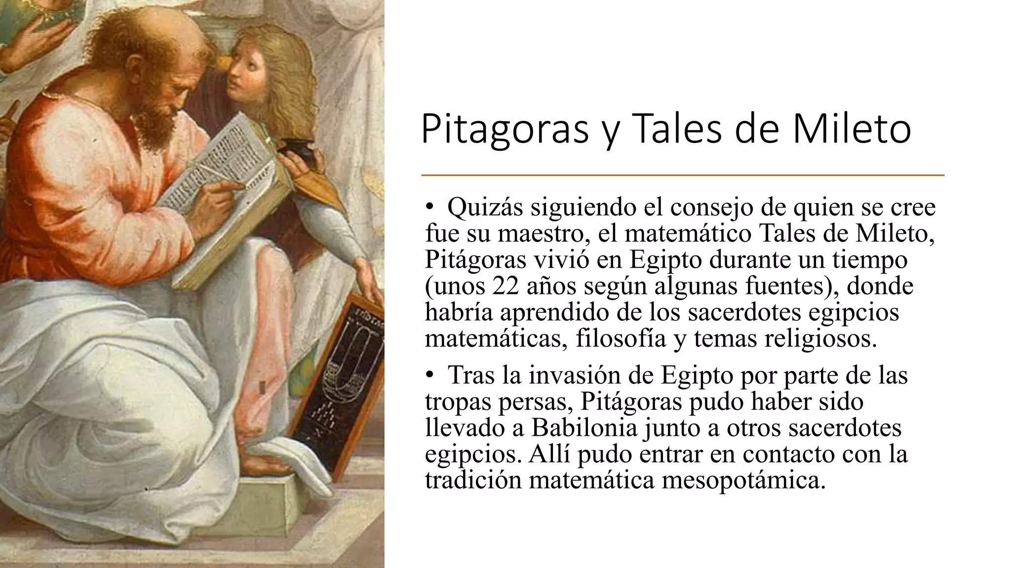 Pitagoras y los pitagóricos | PPTX