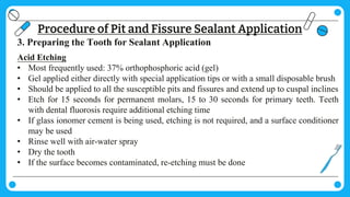 Pit and Fissure Sealants | PPTX