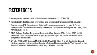 Pit and fissure sealants: Minimal interventions | PPTX