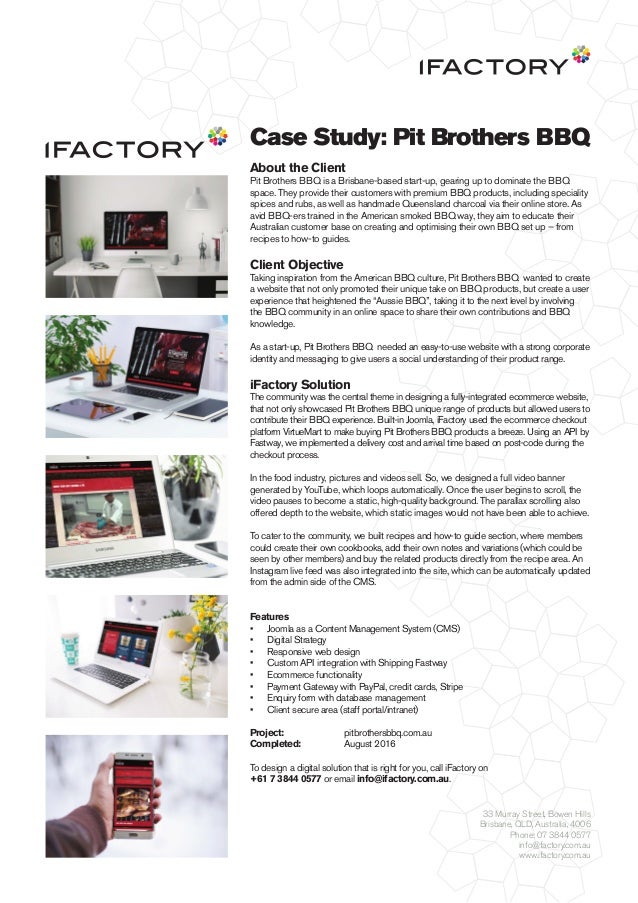 Case Study Pit Brothers Bbq Ecommerce Website