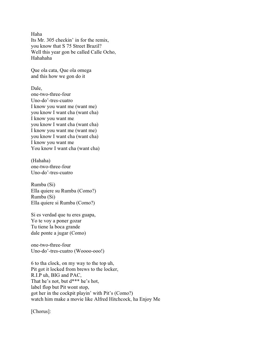 What Do You Want From Me Lyrics