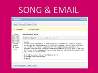 SONG & EMAIL
 