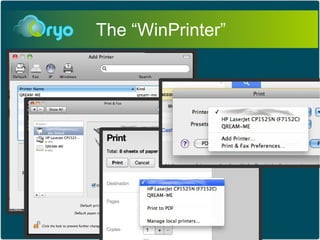 The “WinPrinter”
 
