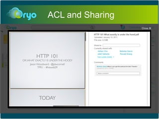 ACL and Sharing
 