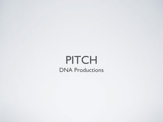 PITCH

DNA Productions

 