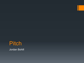 Pitch
Jordan Bohill
 