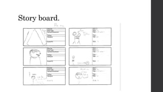 Story board.
 