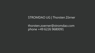 STROMDAO UG | Thorsten Zörner
thorsten.zoerner@stromdao.com
phone +49 6226 9680091
 