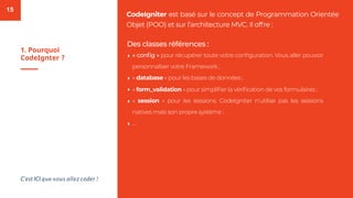 #J2Code2018 - Mettez du feu à vos applications avec CodeIgniter