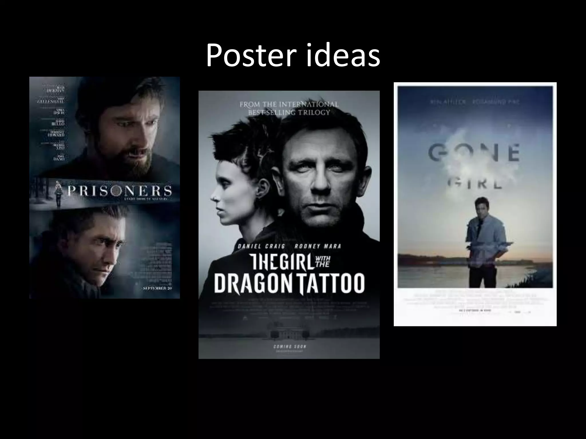 Poster ideas
 